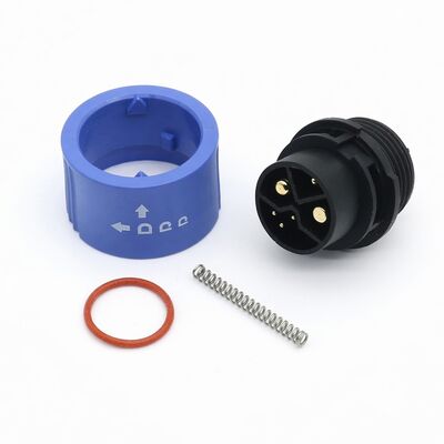 E-motorcycle Solution M23 Series 30A Heavy Duty Waterproof Circular Connector For High Power Equipment