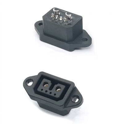 40A 500V Waterproof LEV Charging Connector with 2+4 Pin Signal Socket | RitianLink