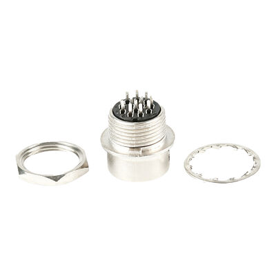 HR10A-10R-12PB Compatible 12-Pin Miniature Circular Connector Solder Type Receptacle