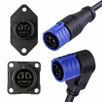 IP67 वाटरप्रूफ इलेक्ट्रिक मोटरसाइकिल चार्जिंग कनेक्टर 50A EV प्लग